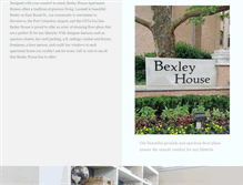 Tablet Screenshot of bexleyhouseapts.com